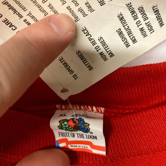 VTG 1990 Light Up Christmas Sweater - Picture 6 of 7